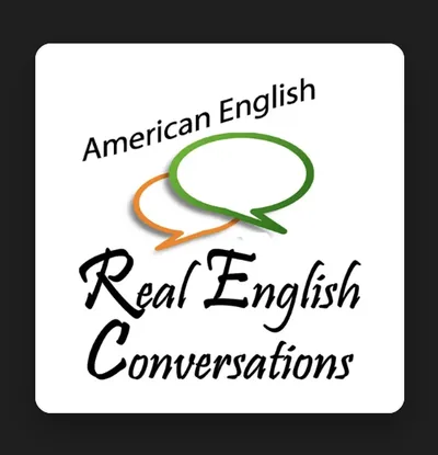 Real English Conversations podcast logo